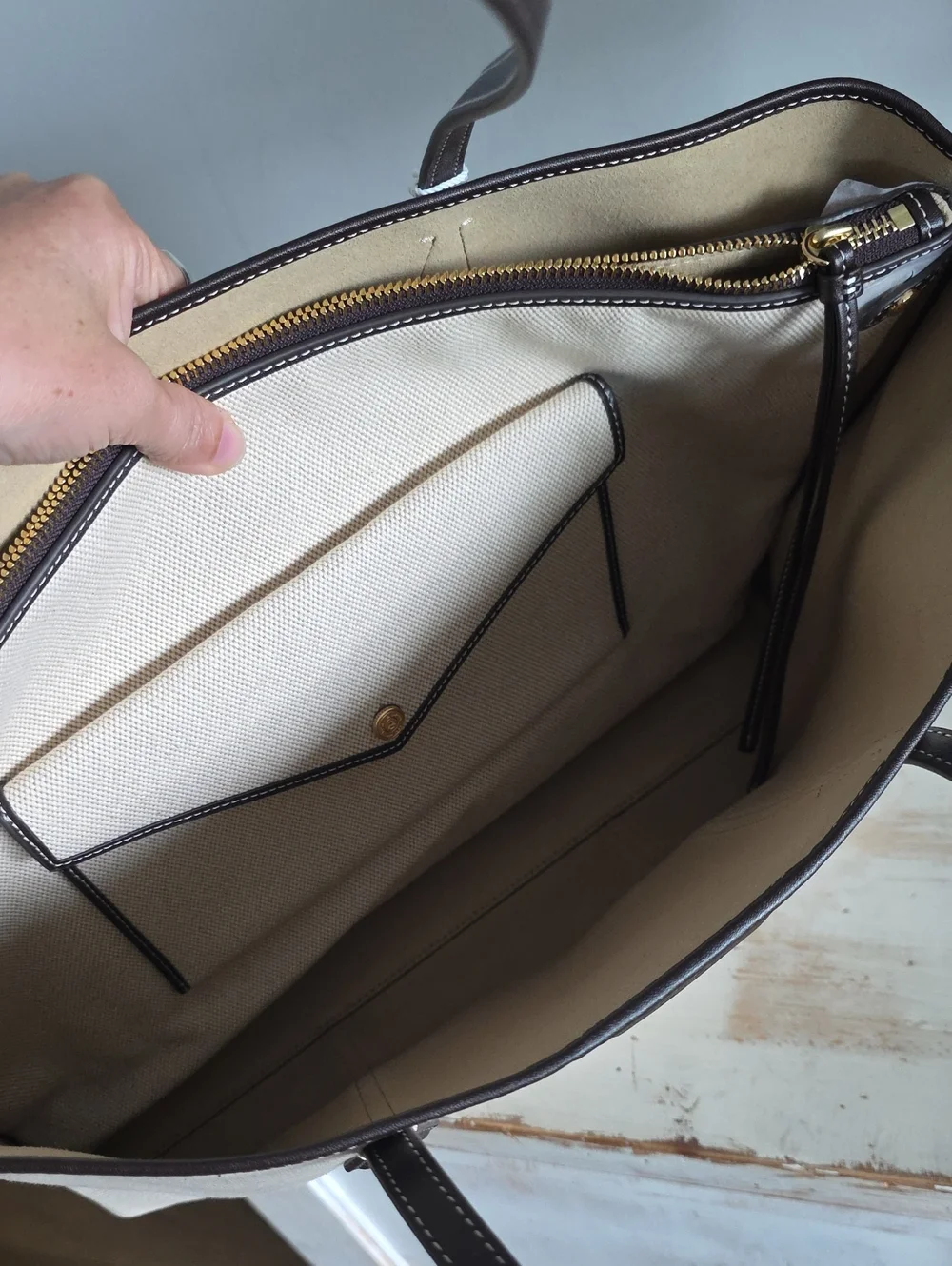 Tory Burch Canvas Perry Tote
